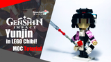 LEGO Genshin Impact Yunjin Chibi MOC Tutorial | Somchai Ud