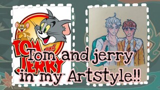 Fanart Tom n jerry in Uniform Outfit!!😗✨