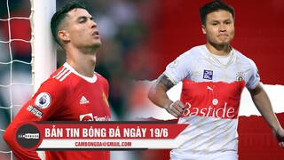 Bản tin Bóng Đá ngày 19/6 | Siêu máy tính dự đoán MU nằm ngoài Top 4; Quang Hải sẽ chơi ở Ligue 2