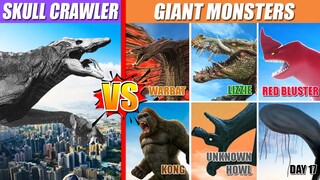 Skull Crawler vs Giant Monsters | SPORE