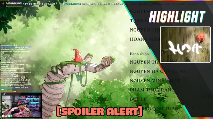 Highlight [SPOILER ALERT] Anhktay  chơi game Made in Vietnam, Hoa và cảm nhận