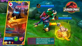 THIS ROGER & BARATS COMBO IS INSANE! (DINOSAUR COMBO) | MLBB