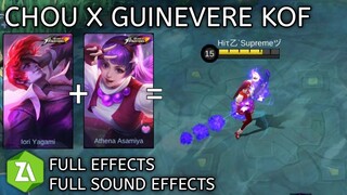 CHOU X GUINEVERE ATHENA KOF SKIN SCRIPT FULL EFFECTS VOICE | MOBILE LEGENDS