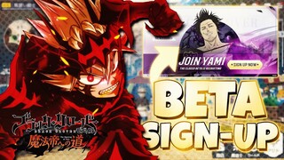 BLACK CLOVER MOBILE CLOSED BETA SIGN UPS ARE NOW OFFICIALLY LIVE🔴SIGN UP NOW & GOODLUCK