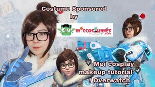 ♡ Mei Cosplay makeup tutorial ♡ / Overwatch ( Costume sponsored by Miccostumes)