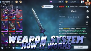 [Solo Leveling: Arise] - Weapon guide! What you need to know about the Weapon system