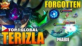 Forgotten Fighter! Top 1 Terizla 100% Outplays | Top 1 Global Terizla Gameplay ~ Mobile Legends
