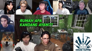 Reaksi Gamer Bersih - Bersih Rumah Kotor, AUTO JADI PEMBANTU!!! | House Flipper Indonesia