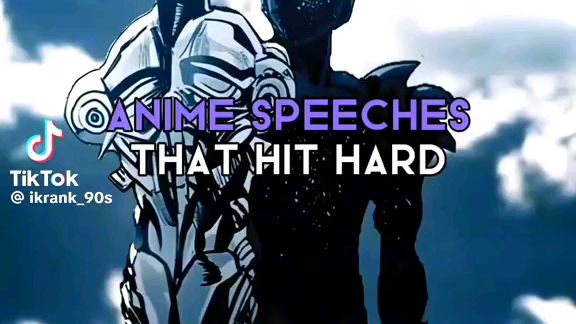 best inspirational speech from anime - YouTube