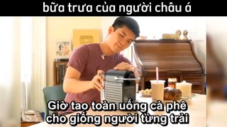 bữa trưa của người Châu Á #haihuoc