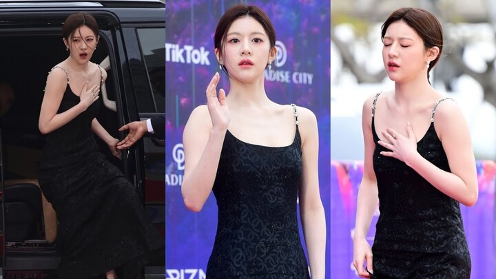 Go Yoon Jung's Nervous Red Carpet Appearance at 59th Baeksang Arts Awards