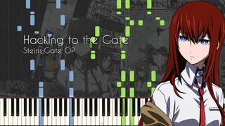 [Animenz Transcription + Sheets] Hacking to the Gate - Steins;Gate OP