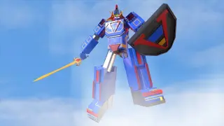 Victory Titan (Classic Mecha Gattai/Megazord Combination) Robot Animation