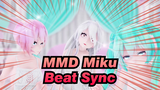 [Miku MMD] Tarian Haku, Miku & Luka / Beat Sync / Edisi Campuran / Seksi