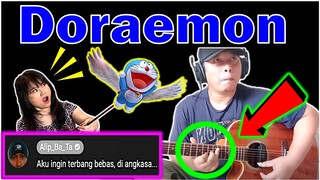 😆 Doraemon ALIP BA TA + JESS MANCUSO | Reaction Collab | Indonesia + USA ❤️