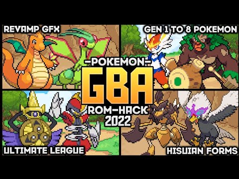 Completed New Pokemon GBA ROM HACK With Mega Evolution, Gen 8