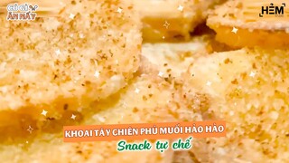 Món ăn vặt thần thánh KHOAI TÂY chiên PHỦ MUỐI HẢO HẢO ăn vặt chỉ có đỉnh | CÓ GÌ ĂN NẤY #18