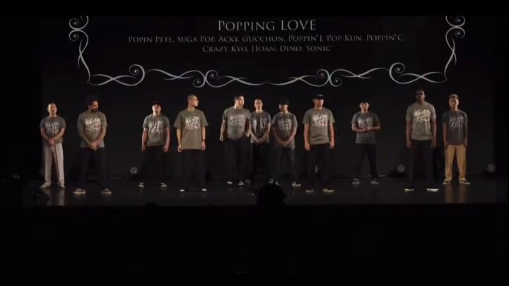 Popping C+冯正+Acky+Gucchon+黄景行+Popin Pete+Hoan......WE ARE ONE-世界"食物链塔尖"舞者全员集结！