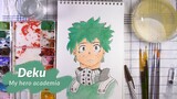 My Hero Academia | Deku | Watercolor
