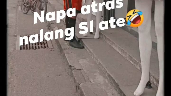 Napaatras nalang si ate 😂