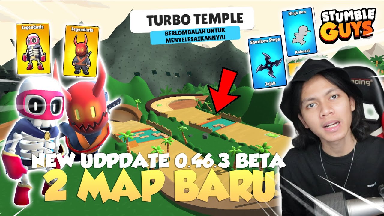 0.46 BETA! COMO ENTRAR na NOVA ATUALIZAÇÃO DO STUMBLE GUYS! 