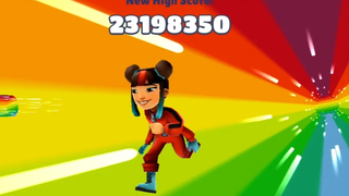 Subway Surfers เซนต์ปีเตอร์สเบิร์ก 23198350 High Score Festive Yutani อันดับ 1 ของเยอรมนี