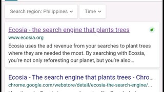 Checking my plants in ecosia