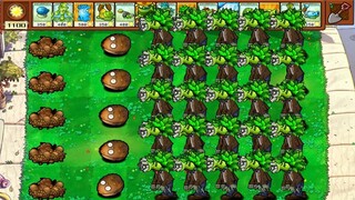 PvZ Hybrid - 25 坚果保龄球 Vs 100 其他僵尸