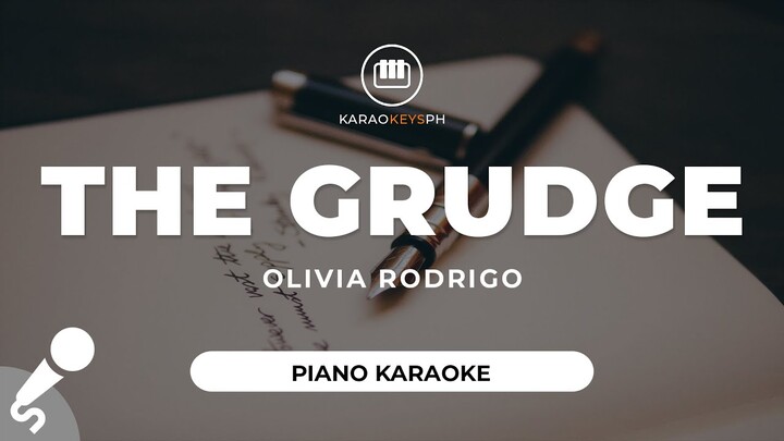 the grudge - Olivia Rodrigo (Piano Karaoke)