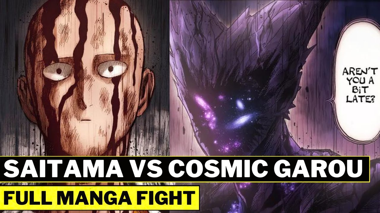 SAITAMA KALAH? GAROU COSMIC MENGHAJAR SAITAMA TANPA AMPUN