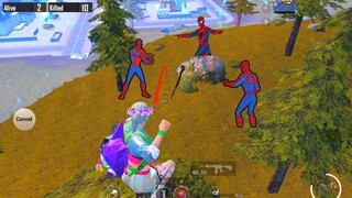 BEST TROLLING OF CUTES NOOB 😂😱😀 IN SPIDERMAN MODE