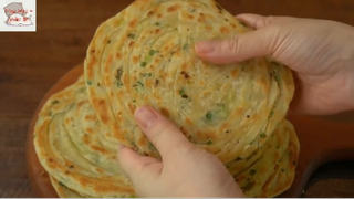 Đồ ăn Hàn : Garlic paratha 1  #deliciousfood