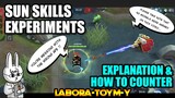 EXPERIMENTS WITH SUN - MLBB - MOBILE LEGENDS LABORATOYMY