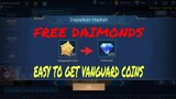 Free Diamonds Using Vanguard coins Mobile Legends | MLBB