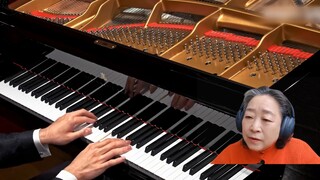 Penampil tingkat pertama nasional Grandma Piano Menghargai Violet Evergarden versi Paman A dengan Tu