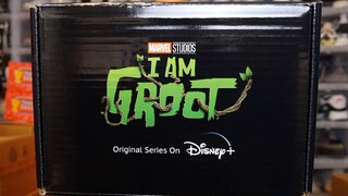 Cracking open the I AM GROOT Marvel Funko Pop Mystery Box