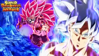 Super Saiyan Rosé 3 Goku Black Vs Ultra Instinct Goku Super Dragon Ball Heroes!!!!