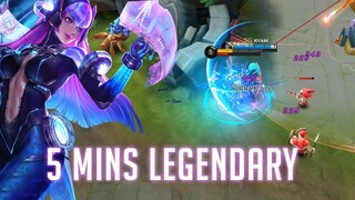 SELENA LEGENDARY IN 5 MINS! | MLBB GAMEPLAY