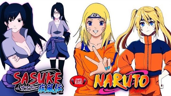 5 Ilustrasi Apabila Karakter Dalam Anime Naruto Berubah Menjadi Perempuan :D