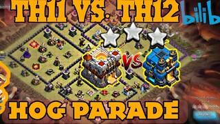 TH11 vs. TH12 | th11 attack strategy | how to 3 star clan war | best th11 attack strategy 2022