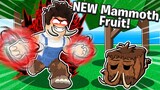 NEW MAMMOTH FRUIT SHOWCASE! Roblox Blox Fruits Update 20
