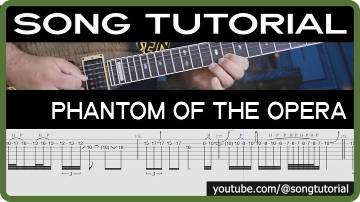 Phantom of the Opera | FULL TAB | Iron Maiden Cover | Guitar Lesson