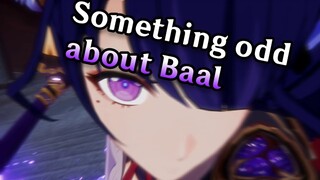 Something odd about Raiden Baal *Cutscene spoilers* | Genshin Impact Theory & Lore