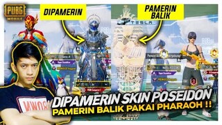 MASUK LOBBY GLOBAL MALAH DIPAMERIN SKIN POSEIDON , PAMERIN BALIK PAKAI SKIN PHARAOH !! - PUBG MOBILE