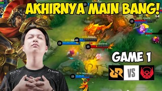 DEBUT BANANA DI MPL SEASON 11 YANG SANGAT GILAKKK !!!! RRQ VS BTR MPL S11 GAME 1 !!!