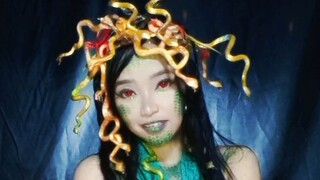 Medusa tutorial makeup 🐍🐍