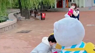 cute white 🐻‍❄️ panda a moment 🤣😮‍💨!! really funny 🤣🤣