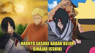 BORUTO EPISODE 216 - NARUTO SASUKE BABAK BELUR DIHAJAR ISSHIKI