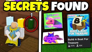 *NEW* SECRETS FOUND!! (update) | Build a boat for Treasure ROBLOX RB battles season 3!