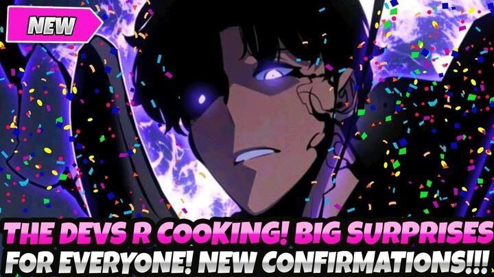 *THE DEVS ARE COOKING!* BIG SURPRISES FOR EVERYONE! NEW IMPORTANT CONFIRMATIONS (Solo Leveling Arise